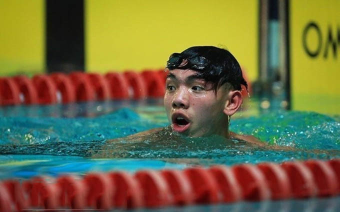 El nadador Nguyen Huy Hoang (Fotografía: VNA)