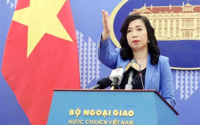  La portavoz de la Cancillería de Vietnam, Le Thi Thu Hang (Foto: VNA)