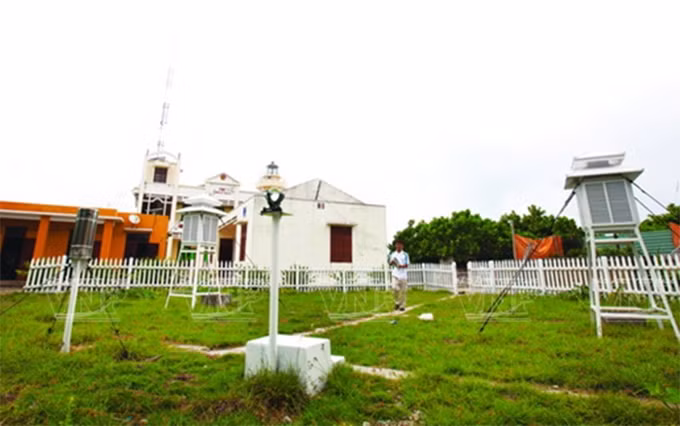 La estación meteorológica Truong Sa Lon. (Fotografía: VNA)