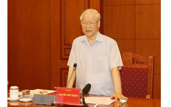 El secretario general del Partido Comunista de Vietnam, Nguyen Phu Trong (Foto: VNA)