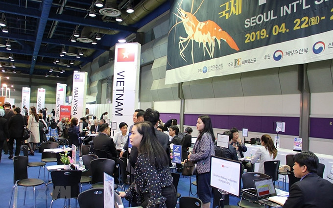 Feria Internacional SISS-2019 en Seúl. (Fotografía: VNA)