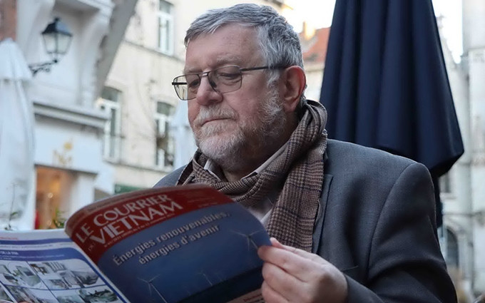 El presidente de la Asociación de Amistad Bélgica-Vietnam, Pierre Gréga. (Fotografía: VNA)