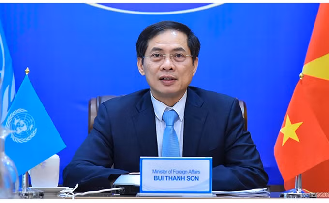 El ministro de Relaciones Exteriores de Vietnam, Bui Thanh Son. (Fotografía: baoquocte.vn)