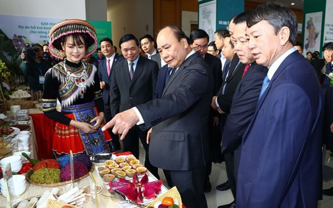 El premier Nguyen Xuan Phuc en el acto (Fuente: VNA)