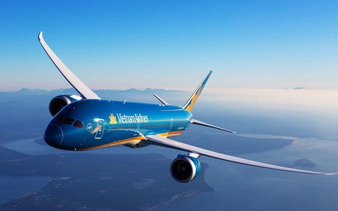 La aerolínea nacional Vietnam Airlines.