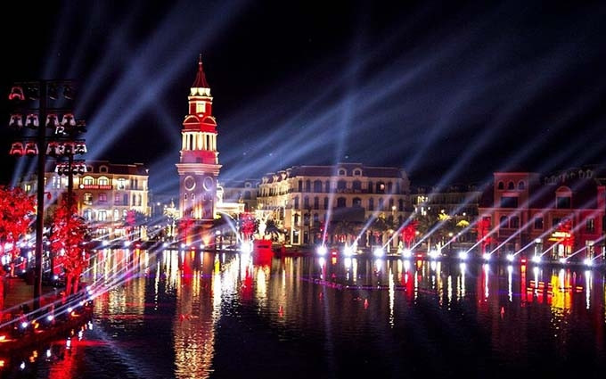 La zona de Grand World en la ciudad isleña de Phu Quoc. (Fotografía: VNA)