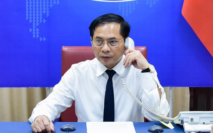 El canciller vietnamita, Bui Thanh Son. (Fotografía: VNA)