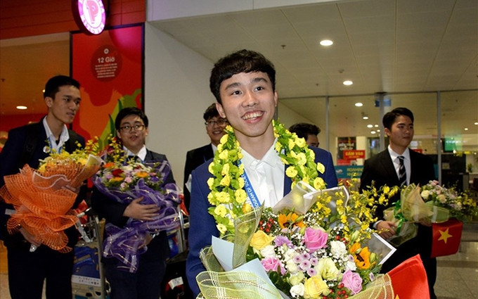 Vu Hoang Long, un representante de Vietnam en la Feria. (Fotografía: laodong.vn)