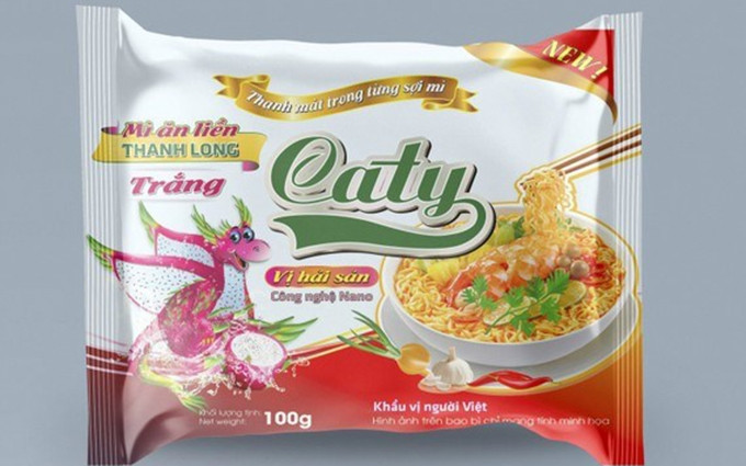 Vietnam produce por primera vez fideos instantáneos de pitahaya.