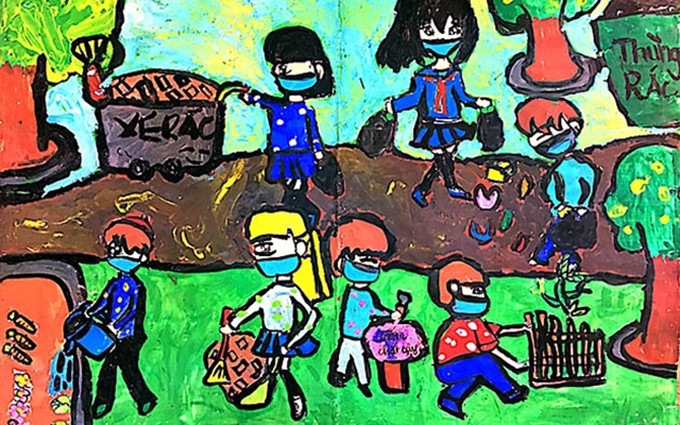 Una obra enviada al concurso.
