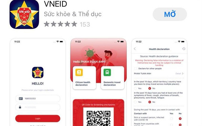 Aplicación VNEID.