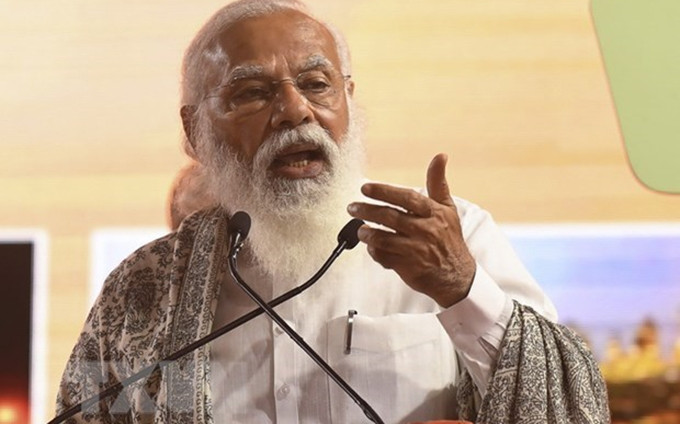 El primer ministro indio, Narendra Modi. (Fotografía: VNA)