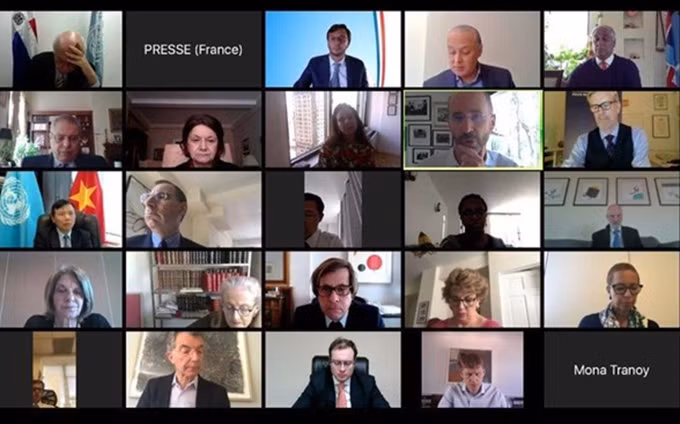 En la reunión. (Fotografía: VNA)