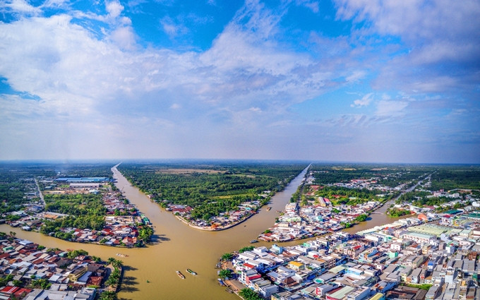 La ciudad de Nga Bay, en Hau Giang. (Fotografía: baoxaydung.com.vn)