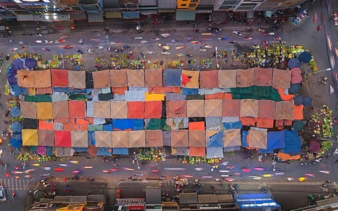 El mercado central de la ciudad de Soc Trang, en la provincia sureña homónima.