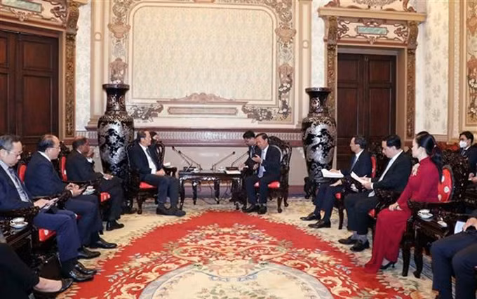 Escena de la reunión. (Fotografía: VNA)