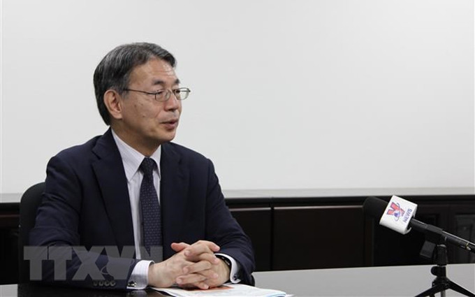 El profesor japonés Hirofumi Takada. (Fotografía: VNA)