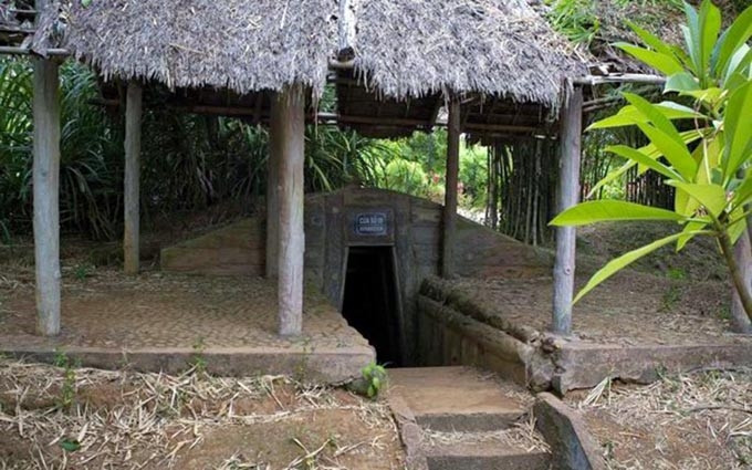 La entrada a los túneles de Vinh Moc de la provincia de Quang Tri (Fotografía: vov.vn)