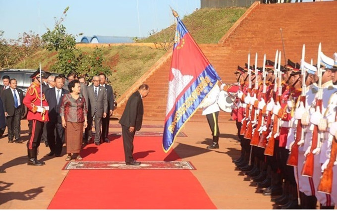 Escena de la ceremonia (Fuente: VNA)