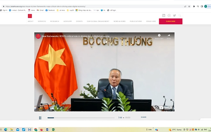 Tran Quoc Khanh, viceministro de Industria y Comercio de Vietnam. (Fotografía: VNA)