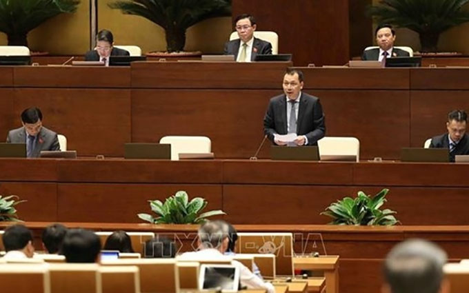 El viceministro de Industria y Comercio Dang Hoang An en la sesión. (Fotografía: VNA)