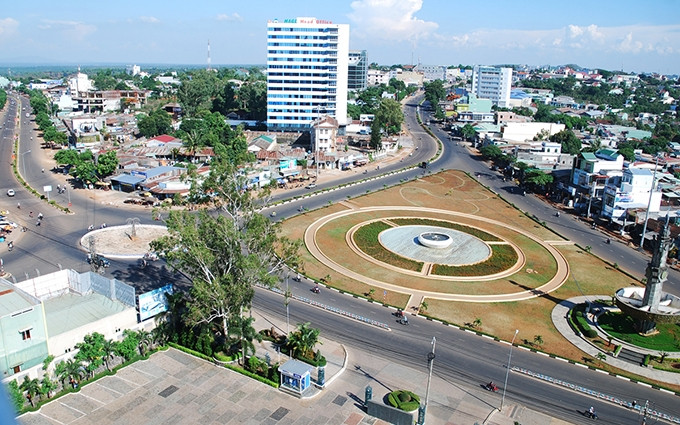 El centro de la ciudad Gia Lai. (Fotografía: gialai.gov.vn)