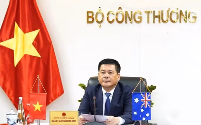 El ministro de Industria y Comercio de Vietnam, Nguyen Hong Dien. (Fotografía: VNA)