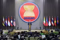 El secretario general del Partido Comunista y presidente de Vietnam, To Lam, interviene en la ceremonia de conmemoración del 30º aniversario de la adhesión de Vietnam a la Asean, en Yakarta, Indonesia (marzo de 2025). (Foto: VNA)