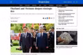 El diario Bangkok Post publica el artículo "Tailandia y Vietnam fortalecen sus relaciones estratégicas". (Foto: VNA)