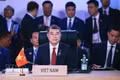 El primer ministro vietnamita, Le Minh Hung, asiste a la 48ª Cumbre de Asean en Filipinas (Foto: VNA)