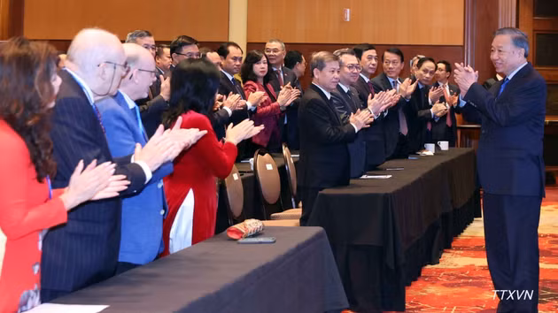 El secretario general del Partido Comunista y presidente de Vietnam, To Lam, en la cita.