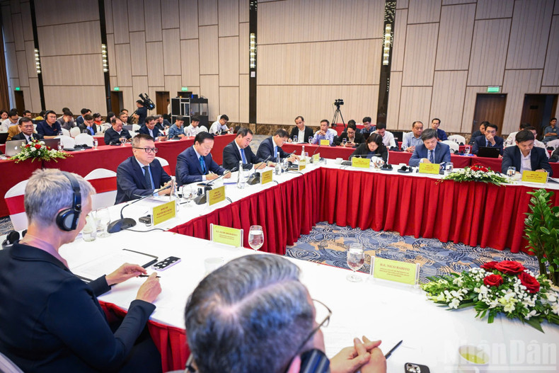 Delegados en el evento.