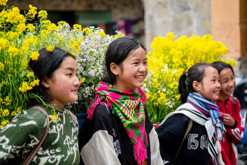 La belleza de su gente combinada con el paisaje es también un gran atractivo para los visitantes. (Foto: VNA)