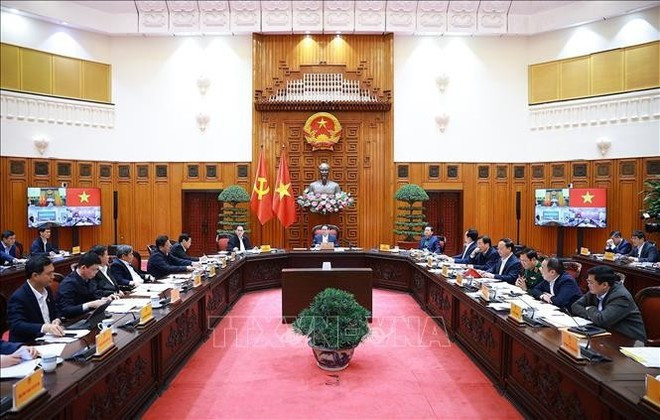 El primer ministro Pham MInh Chinh en el evento. (Foto: VNA)