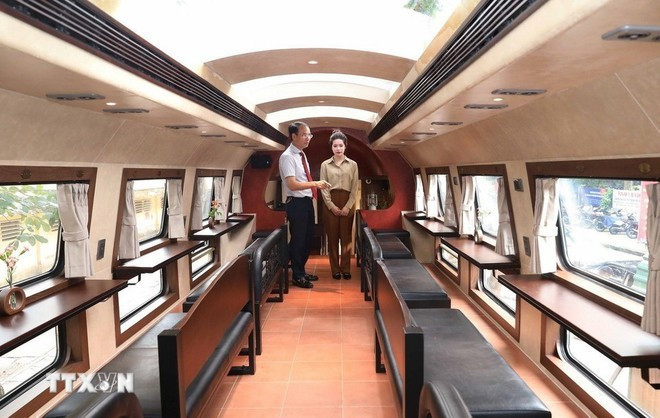 El recorrido nocturno “Tren de las Cinco Puertas” se lanzará el 19 de agosto. (Foto: VNA) El recorrido nocturno “Tren de las Cinco Puertas” se lanzará el 19 de agosto. (Foto: VNA)