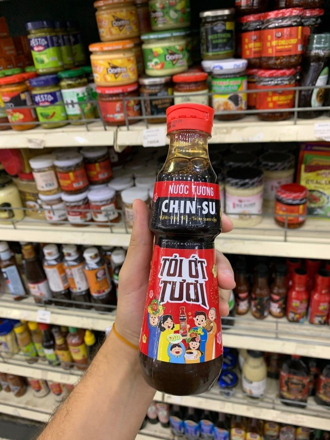 Productos vietnamitas en un supermercado de Argel. (Foto: VNA)