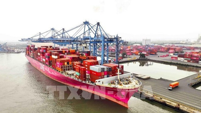 El puerto Cai Mep-Thi Vai. (Foto: VNA)