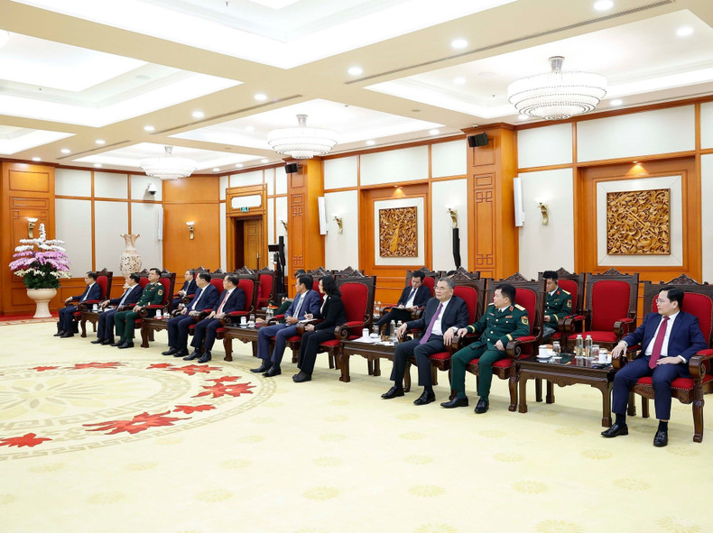 Delegación vietnamita en el encuentro. (Foto: VNA)