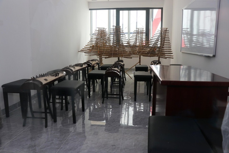 Puerta principal del Palacio Cultural Infantil de Khanh Hoa. (Foto: VNA) Puerta principal del Palacio Cultural Infantil de Khanh Hoa. (Foto: VNA)