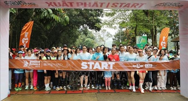 En el evento Cuc Phuong Jungle Paths 2025. (Foto: VNA) En el evento Cuc Phuong Jungle Paths 2025. (Foto: VNA)