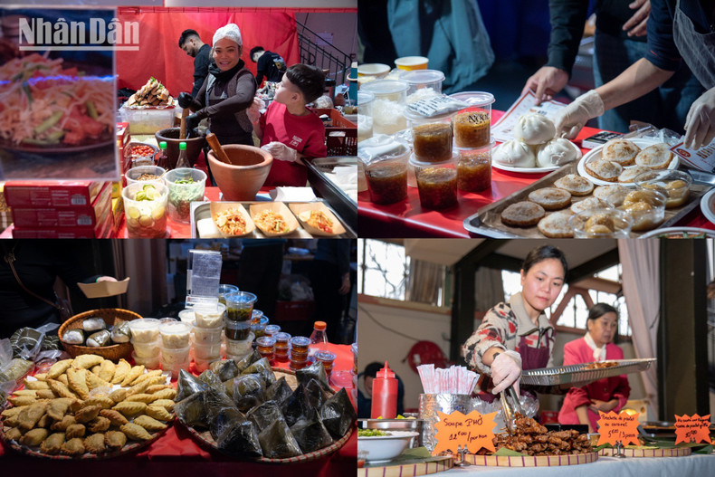 El espacio cultural y gastronómico, impregnado de identidad vietnamita, permite a los visitantes descubrir las especialidades tradicionales del Tet.