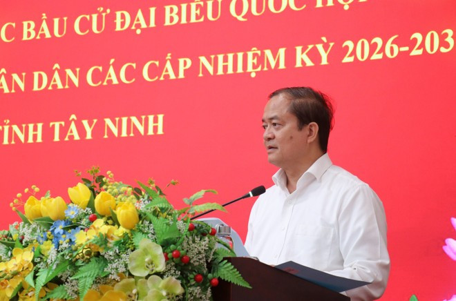 Nguyen Hong Thanh, vicepresidente del Comité Popular y vicepresidente del Comité Electoral de Tay Ninh. (Foto: VNA)