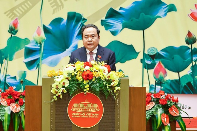 El presidente de la Asamblea Nacional, Tran Thanh Man. (Foto: VNA)