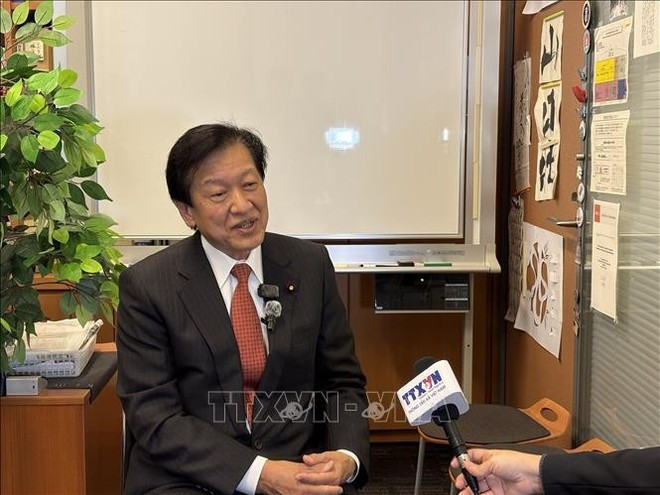 Yamaguchi Tsuyoshi, director general de la Oficina Internacional del Partido Liberal Democrático (PLD) de Japón. (Foto: VNA)