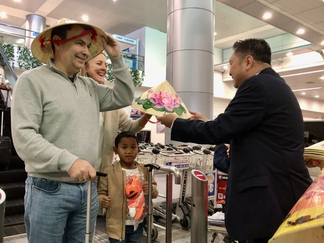Turistas a Ciudad Ho Chi Minh. (Foto: VNA)