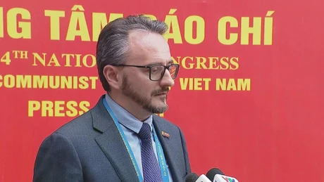 Mikhail Kostrikov, editor jefe adjunto del periódico Pravda y miembro del Comité Central del Partido Comunista de la Federación de Rusia. (Fuente: VNA)