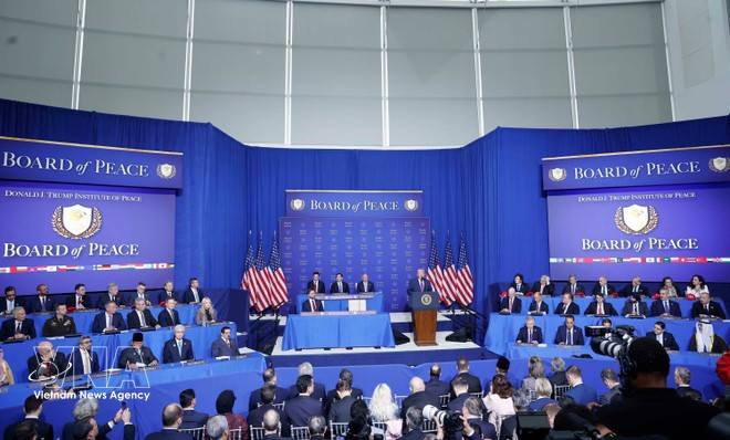 Sesión inaugural de la Junta de Paz para Gaza en Washington D.C., Estados Unidos. (Foto: VNA)