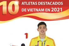 Diez atletas destacados de Vietnam en 2021.