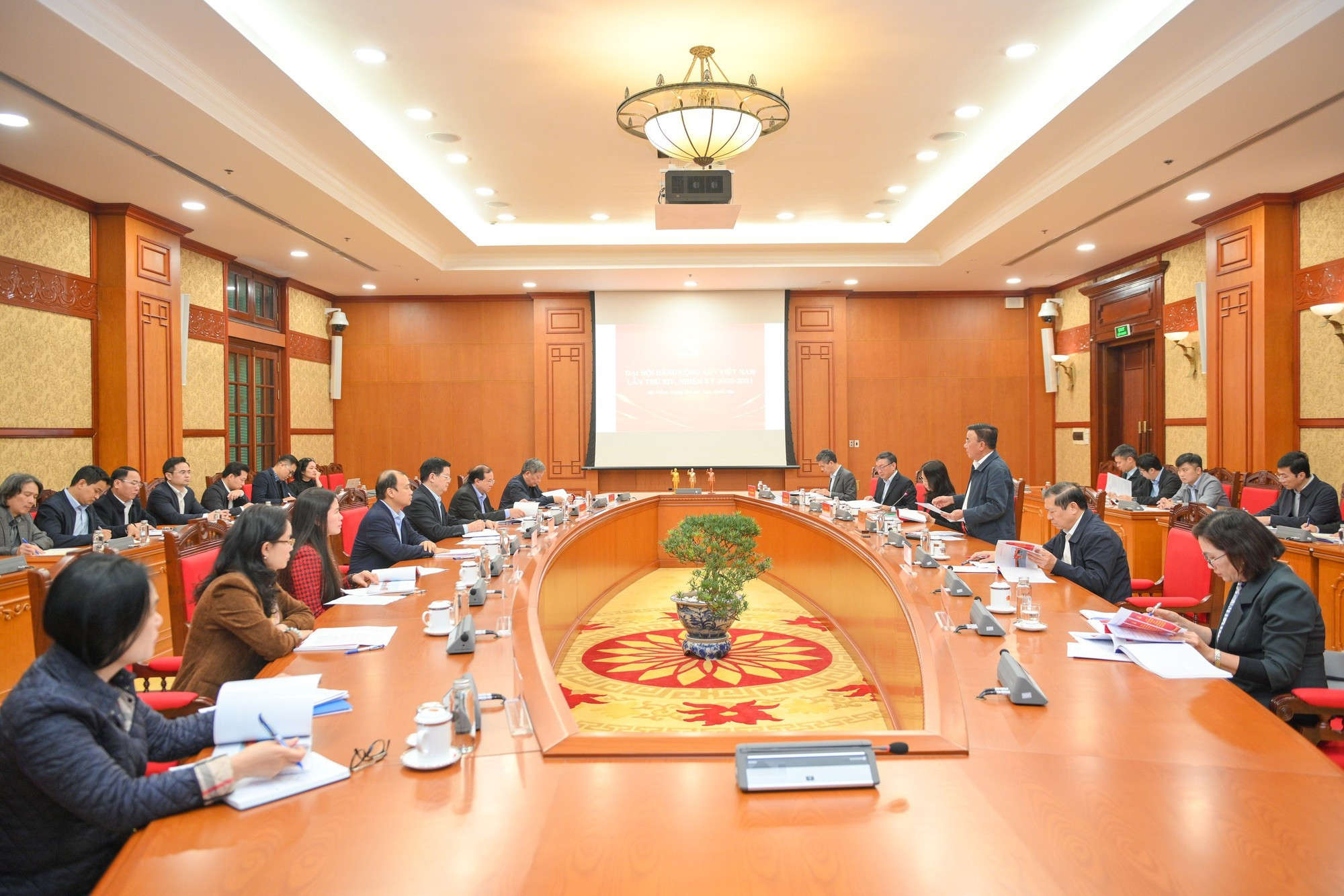 Vista de la reunión.