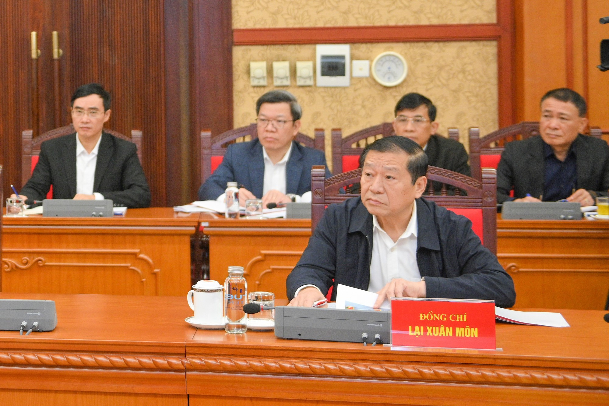 Delegados en el evento.